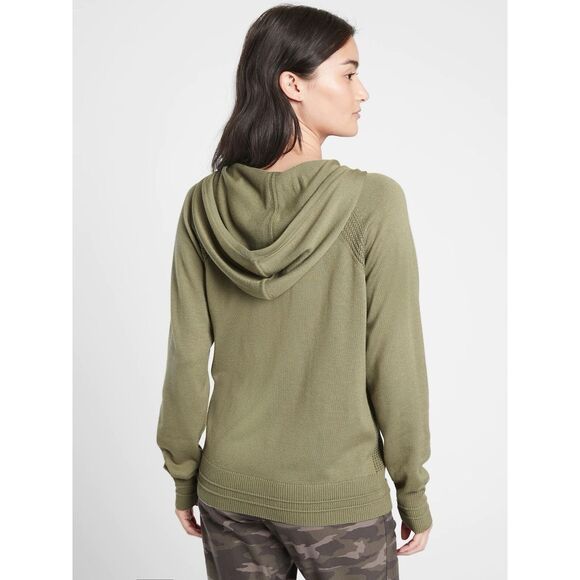 ATHLETA Women’s Evergreen Long Sleeve Pullover Sweater Hoodie Size Small Style # - Picture 2 of 8